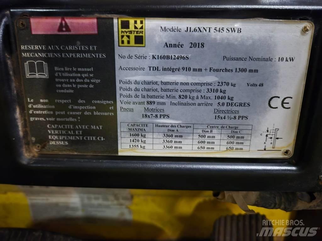 Hyster J 1.6 XNT Carrelli elevatori elettrici