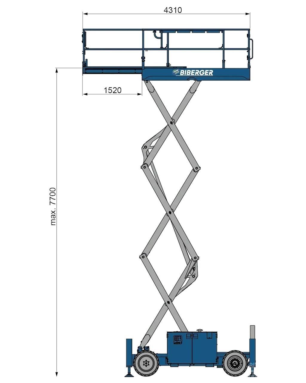 Genie GS 2669 RT Piattaforme a pantografo