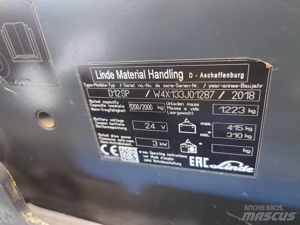 Linde D 12 Carelli stoccatori  automatici-usati