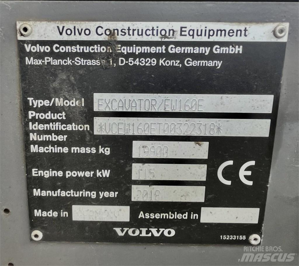 Volvo EW 160 E Escavatori gommati