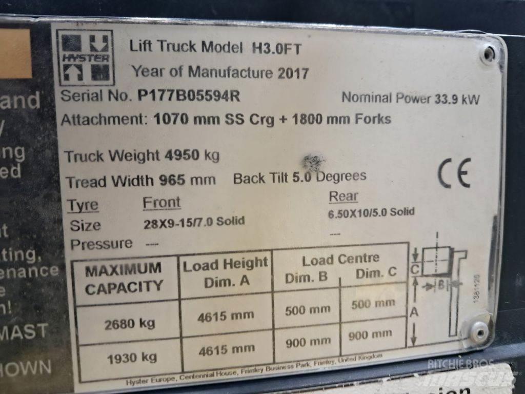 Hyster H3.0FT Carrelli elevatori elettrici