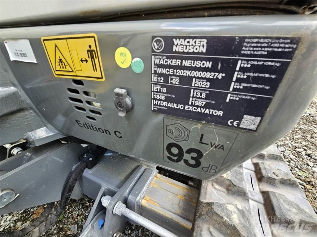 Wacker ET 18 Miniescavatori