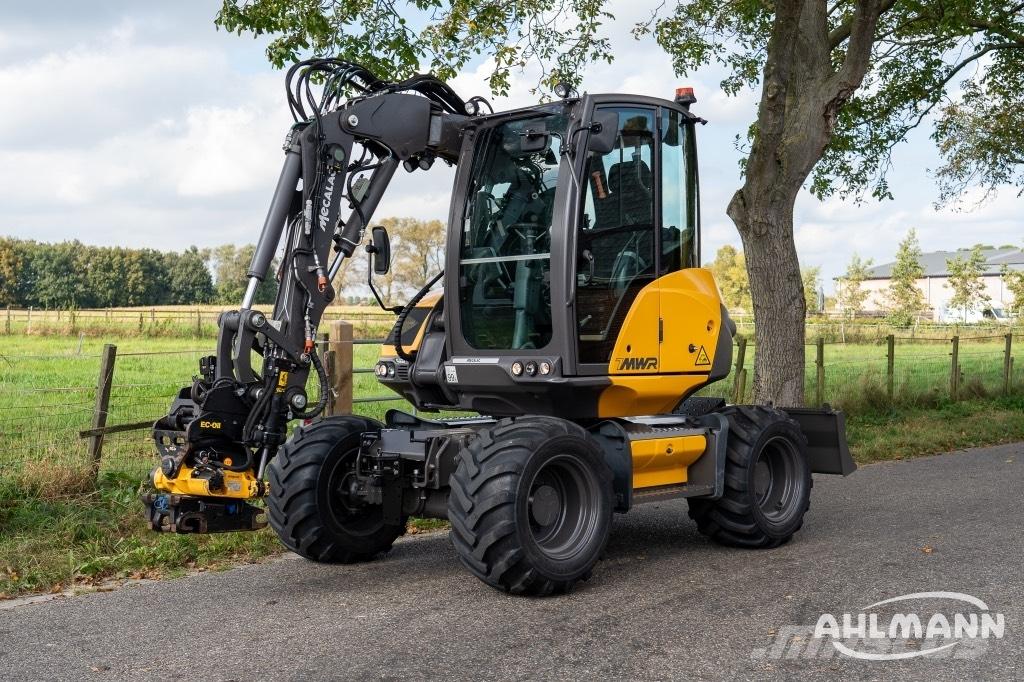 Mecalac 7 MWR Engcon Escavatori gommati