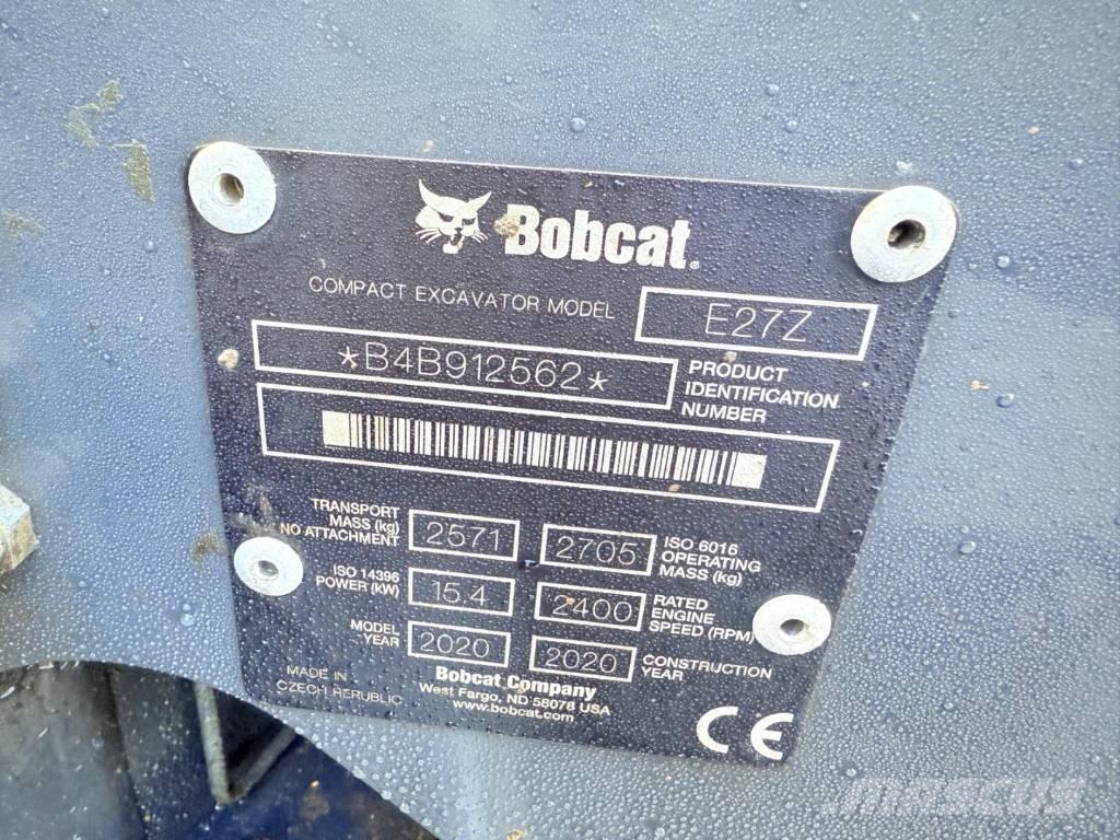 Bobcat E 27z Miniescavatori