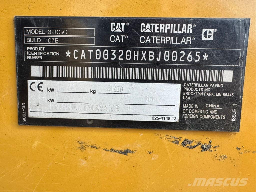 CAT 320GC Escavatori cingolati