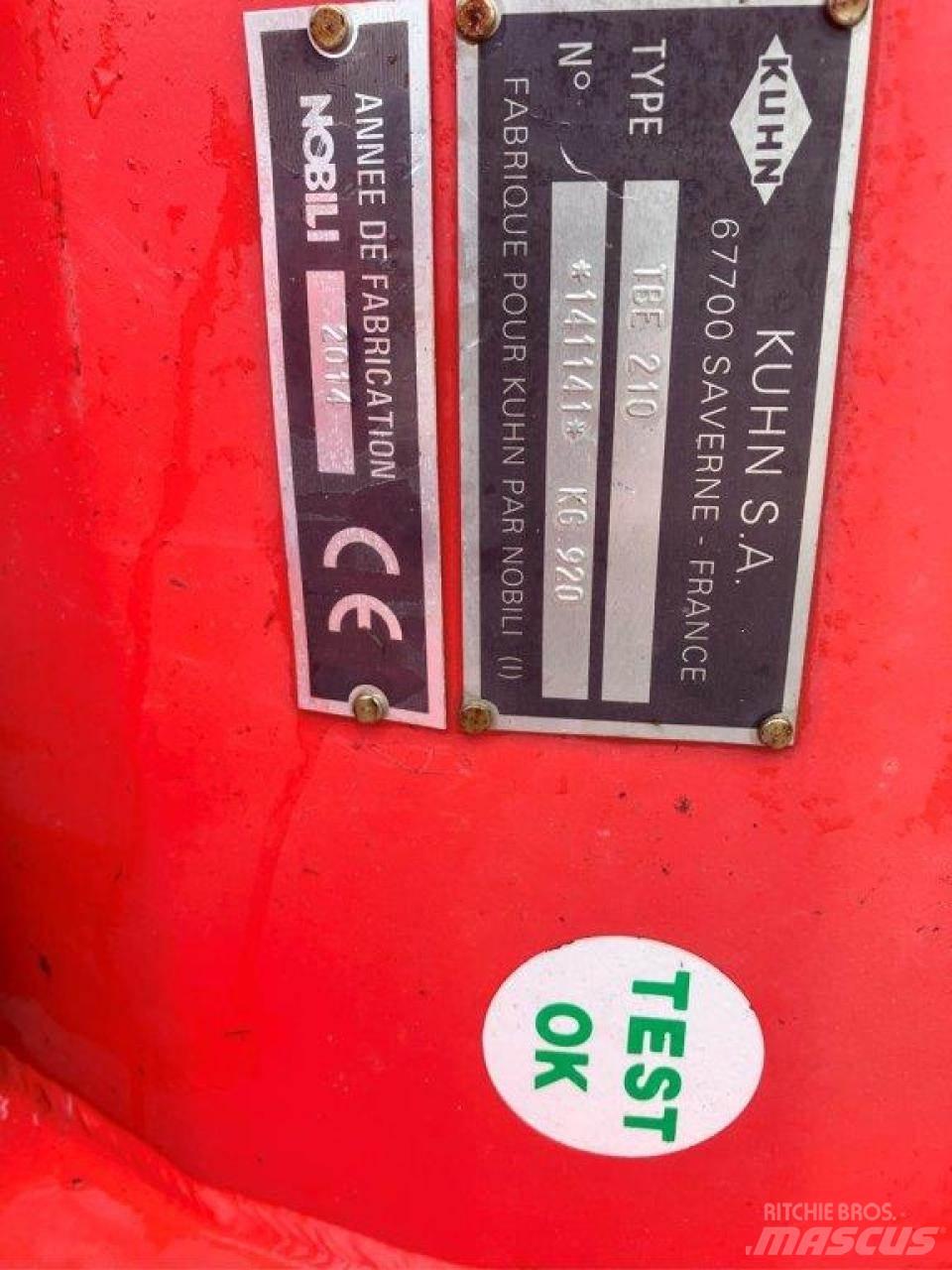 Kuhn TBE 210 Falciatrici/cimatrici per pascoli