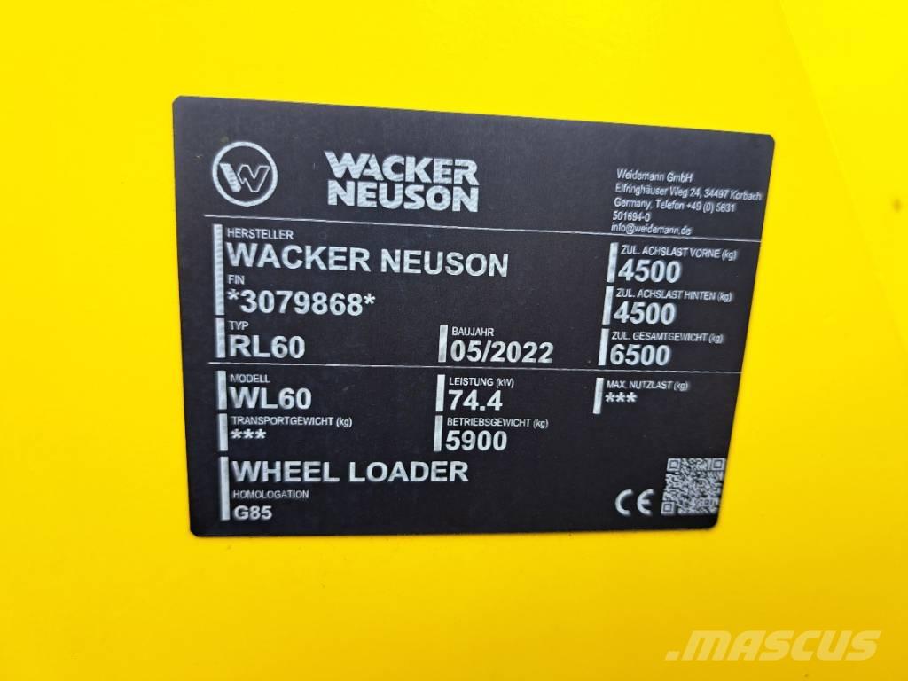 Wacker Neuson WL60 Pale gommate