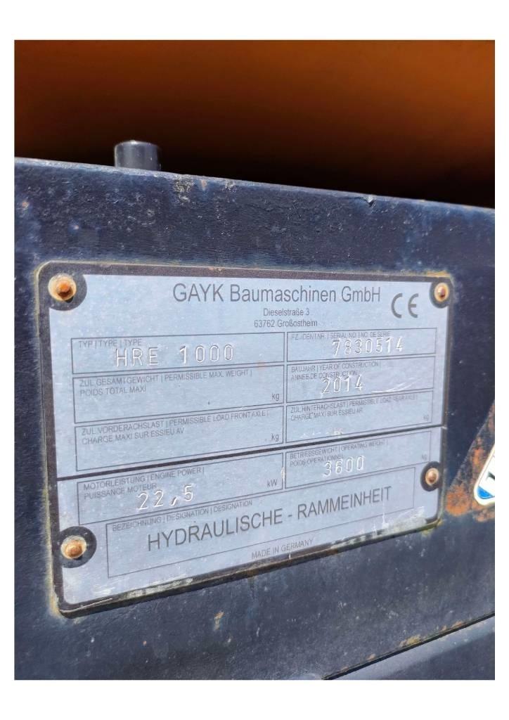 GAYK HRE1000 Trivelle per fondazioni