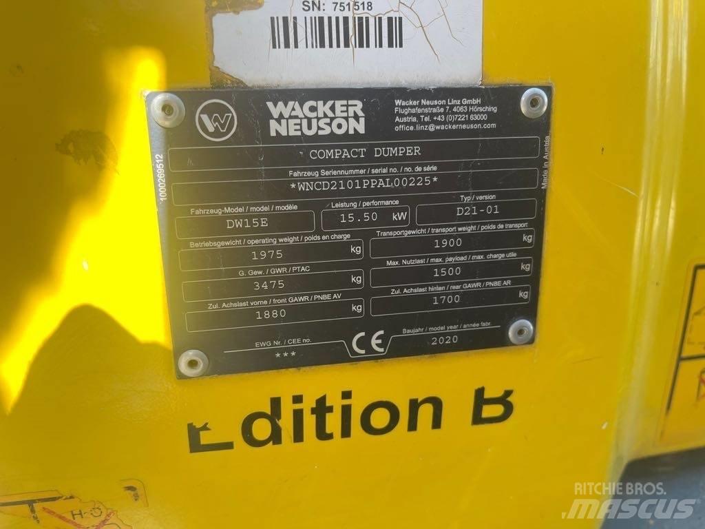 Wacker Neuson DW15e Mini dumper