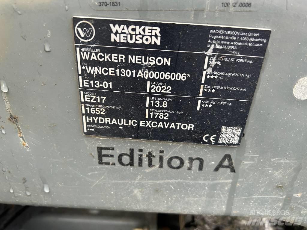 Wacker Neuson EZ17 Escavatori cingolati