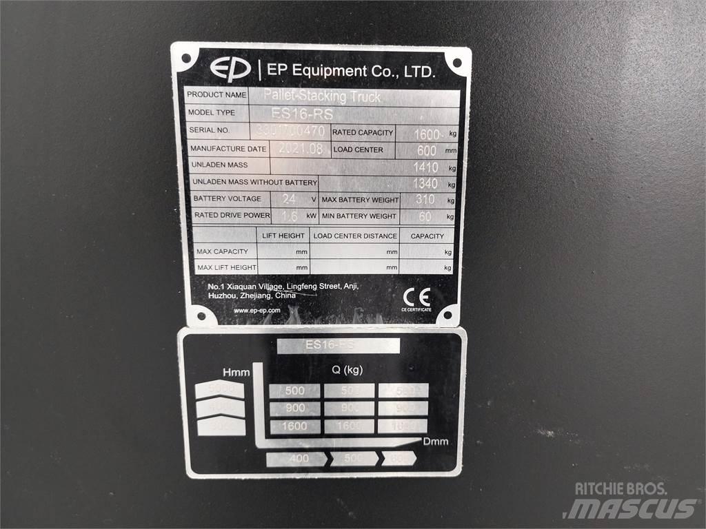  ES16 RSL Litio Carrelli elevatori bassi a piattaforma