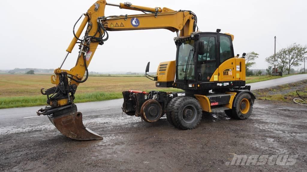 Hydrema MX 16 Rail Escavatori gommati