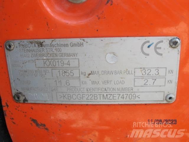 Kubota KX 019-4 Miniescavatori