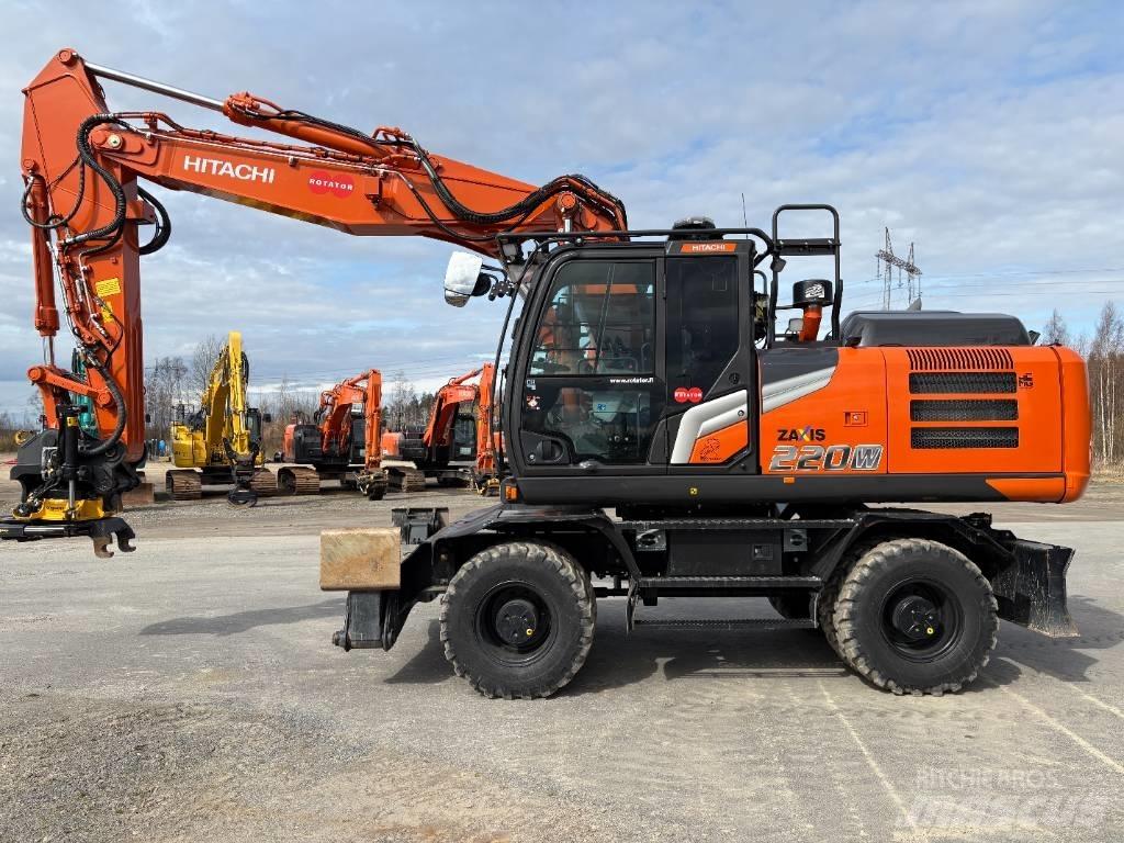 Hitachi ZX220W-7 2P Escavatori gommati