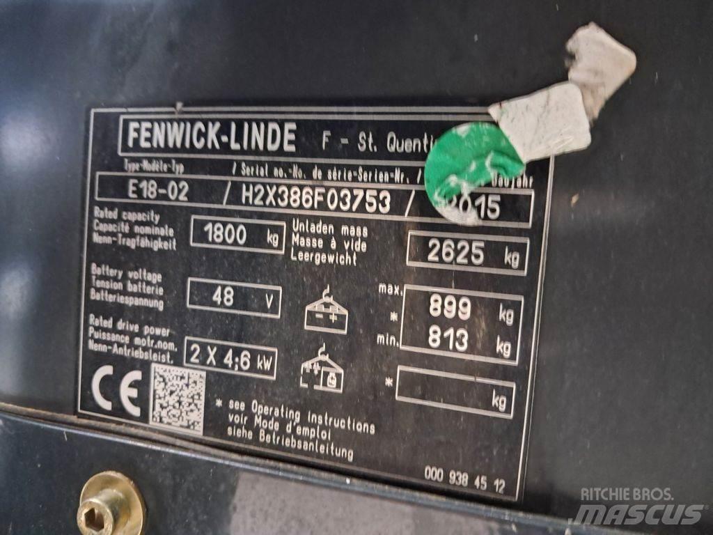 Linde E18-02 Carrelli elevatori elettrici
