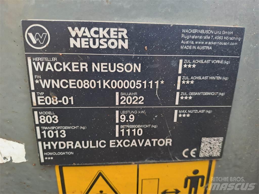 Wacker Neuson 803 Escavatori cingolati