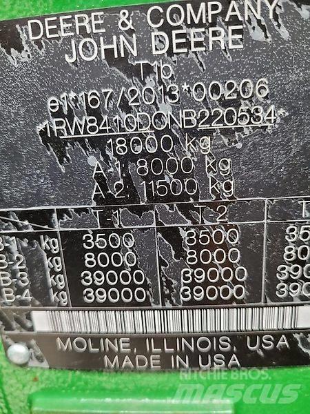 John Deere 8 R 410 Trattori