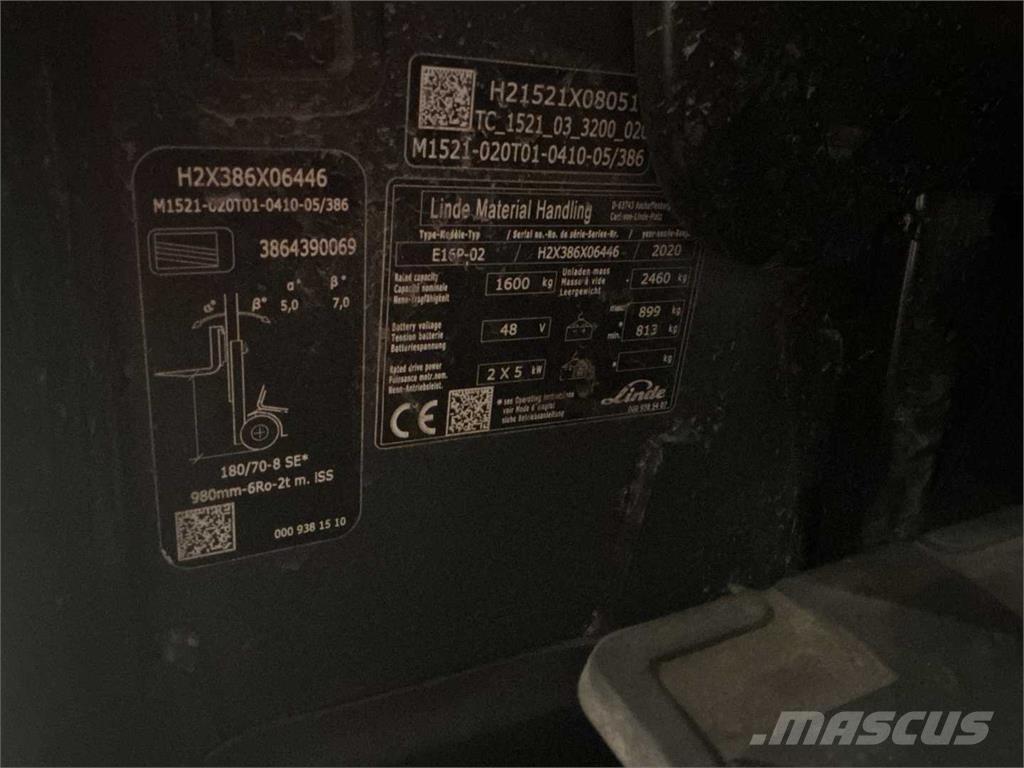 Linde E16P Carrelli elevatori elettrici