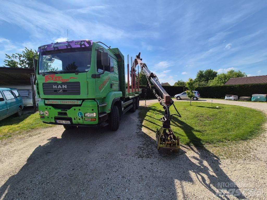 MAN 33.483 FDAC Camion trasporto legname