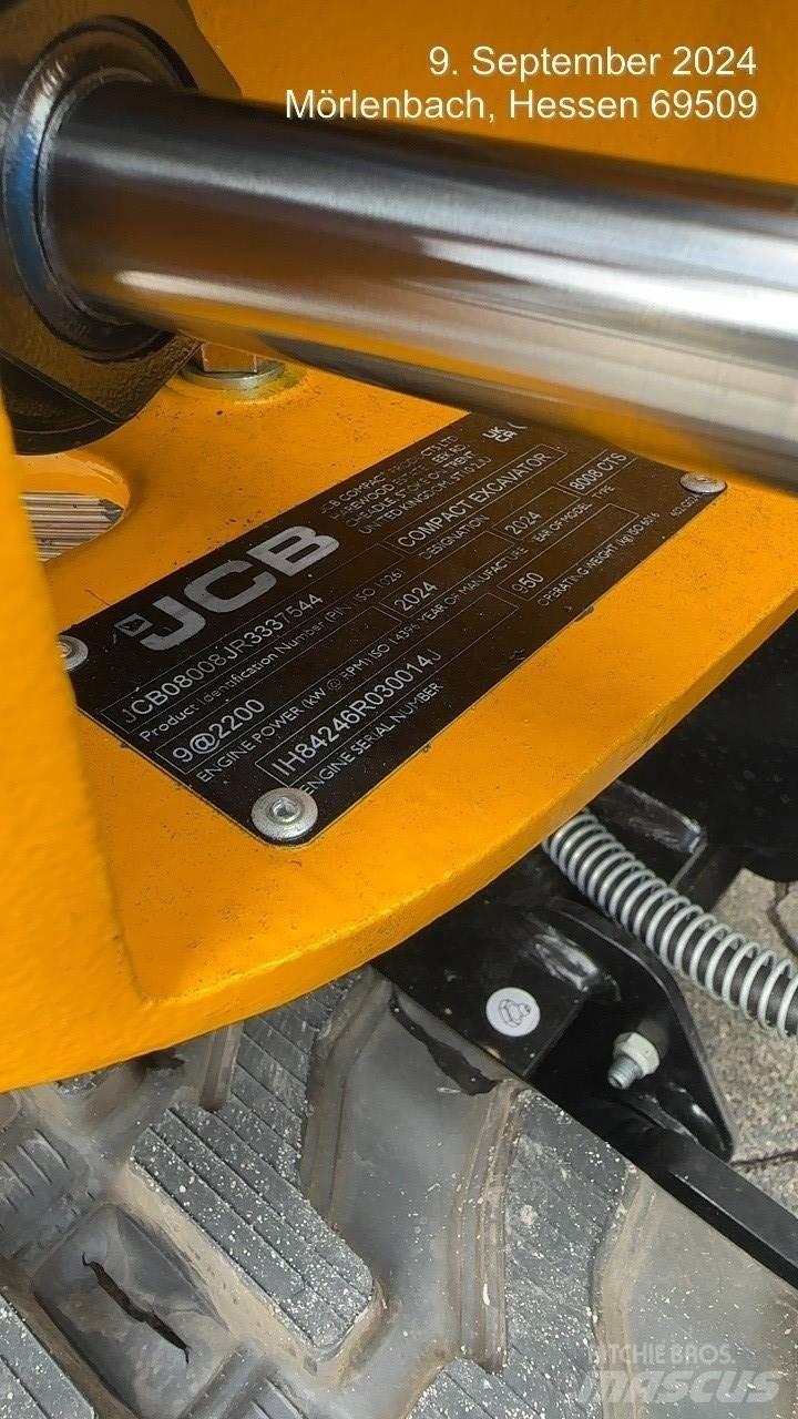 JCB 8008CTS Miniescavatori