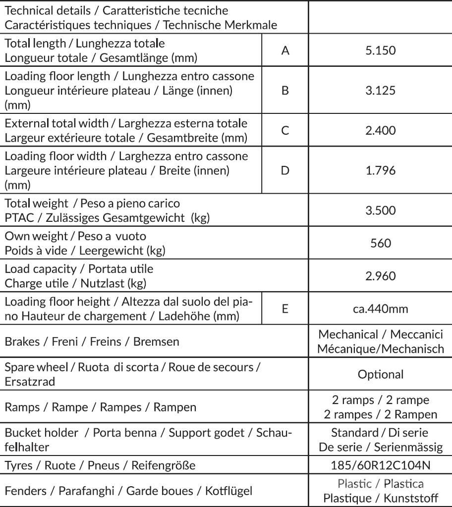 CLM ALUMINIUM FLY 35 Rimorchi leggeri