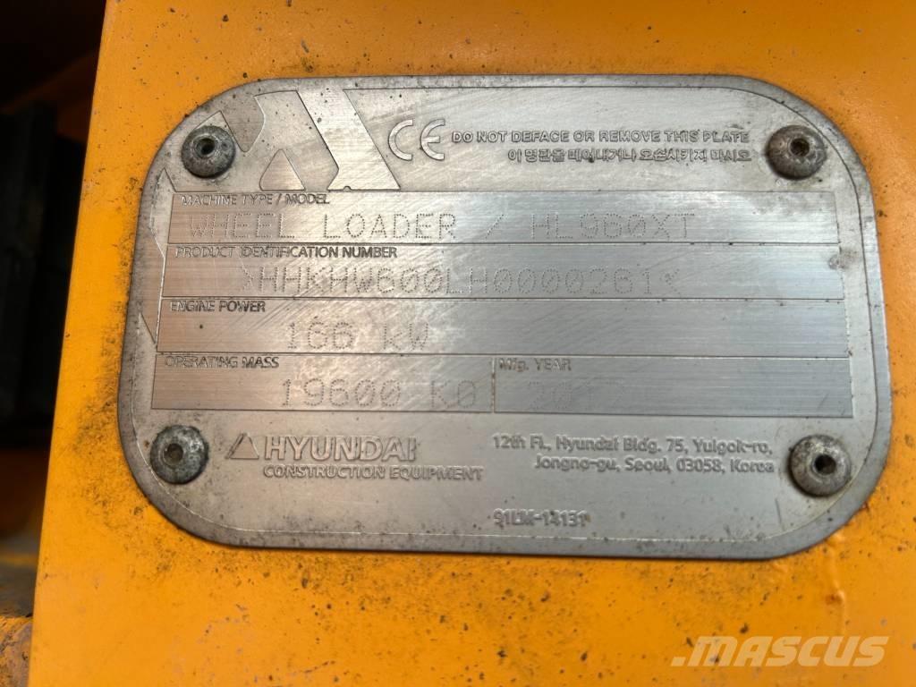 Hyundai HL 960 XT Pale gommate