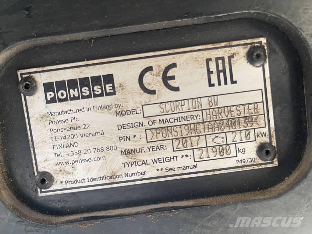 Ponsse Scorpion Abbattitrici, Disboscatrici