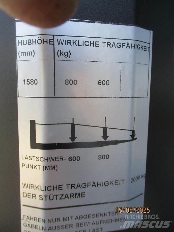 BT SWE 080L Transpallet uomo a terra