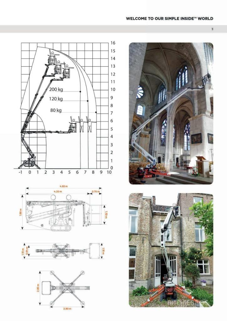 EasyLift R 160 Piattaforme a braccio articolato