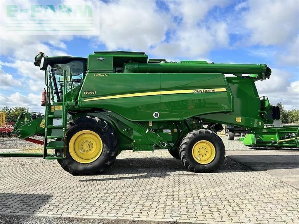 John Deere t670 hm Mietitrebbiatrici