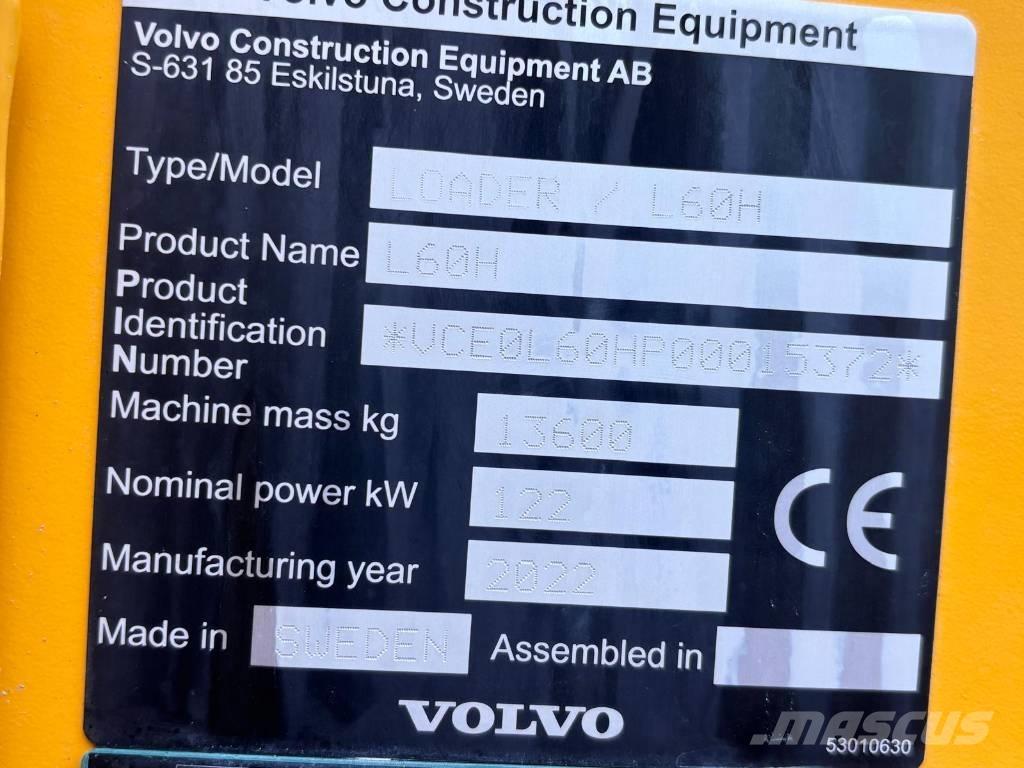 Volvo L 60 H Pale gommate