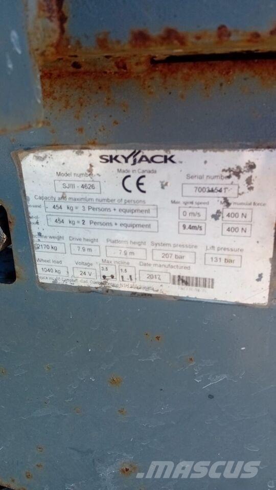 SkyJack SJ4626 Piattaforme a pantografo