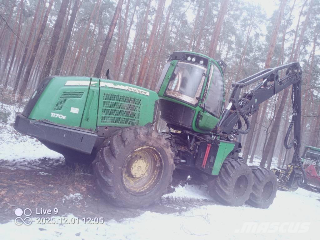 John Deere 1170 E Abbattitrici, Disboscatrici