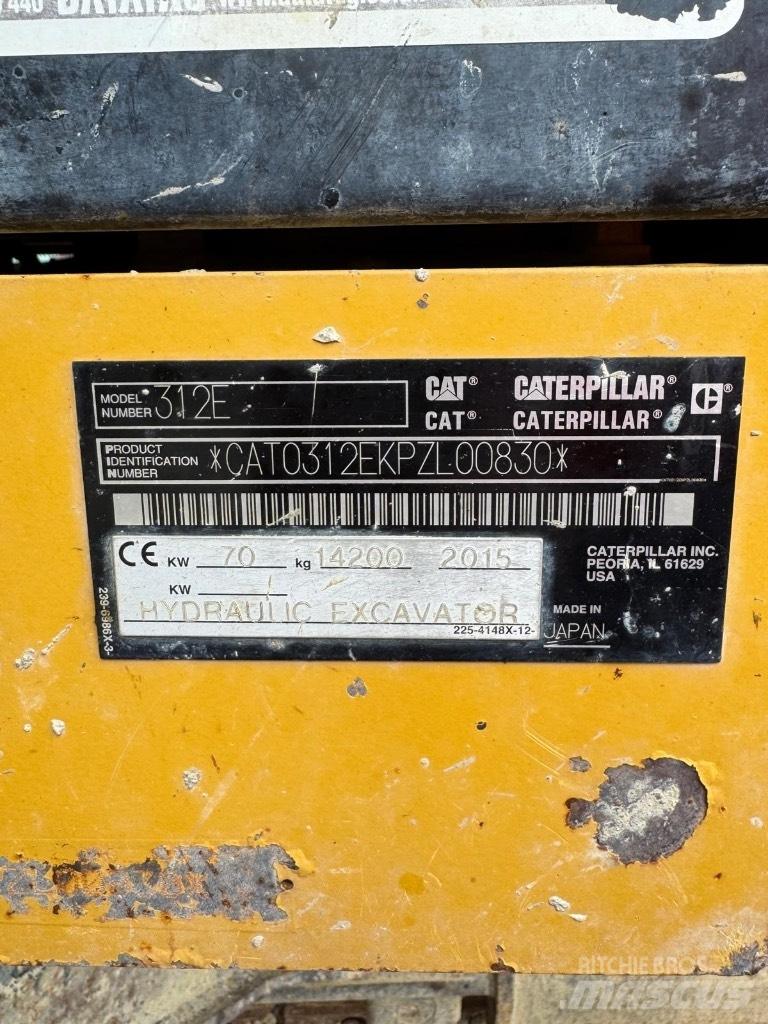 CAT 312 E Escavatori cingolati