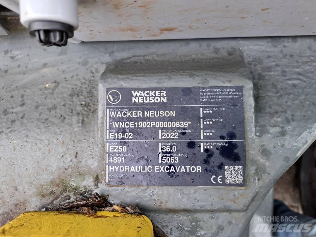 Wacker Neuson EZ50 Escavatori cingolati