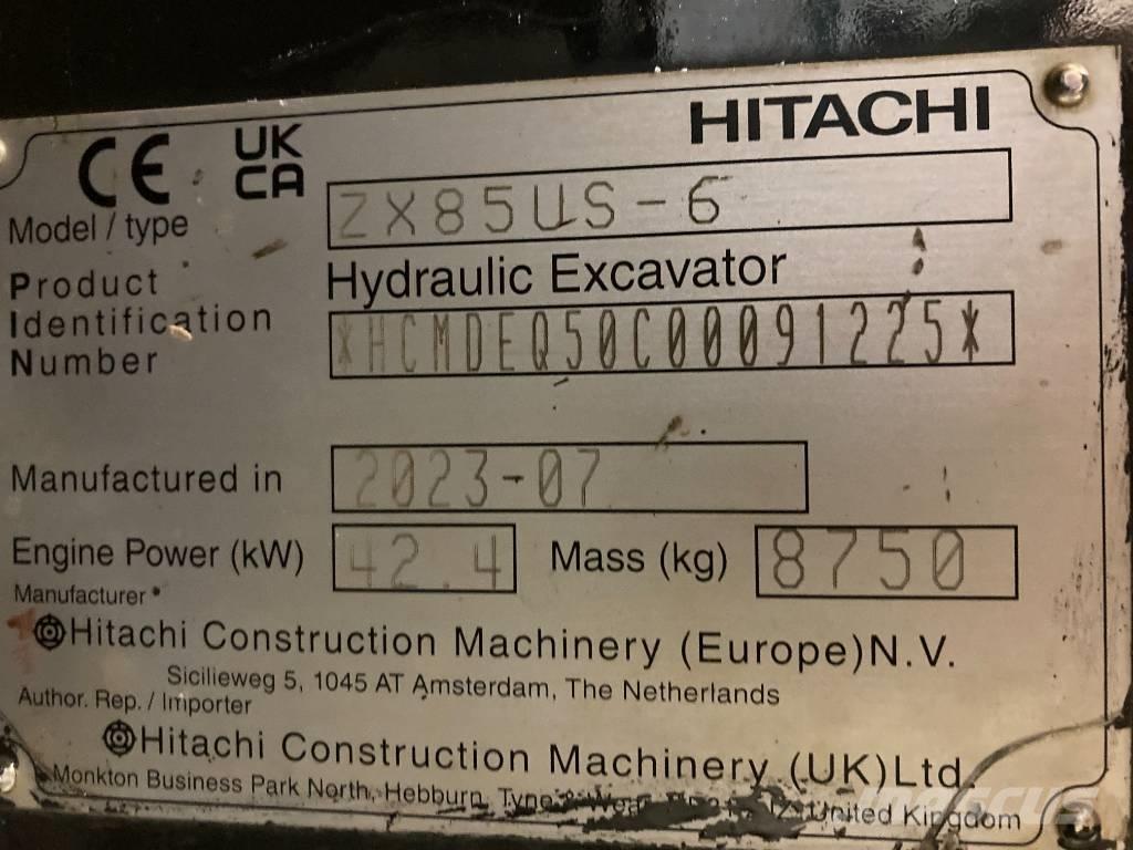 Hitachi ZX 85 US-6 Escavatori medi 7t - 12t