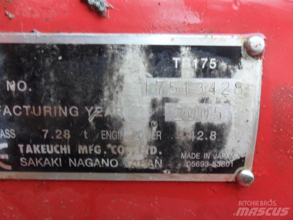 Takeuchi TB175 Escavatori medi 7t - 12t