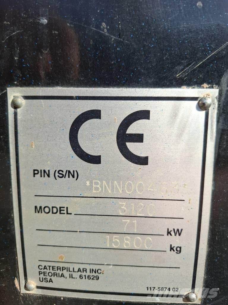 CAT 312 C Escavatori cingolati