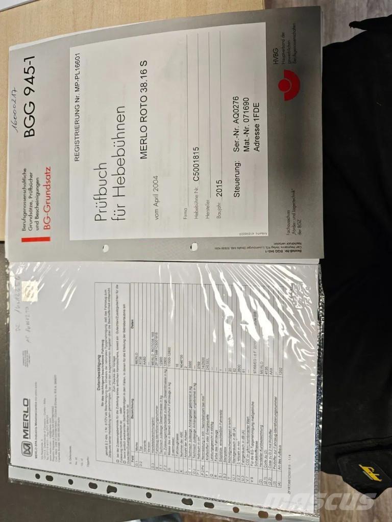 Merlo Roto 38.16S Sollevatori telescopici