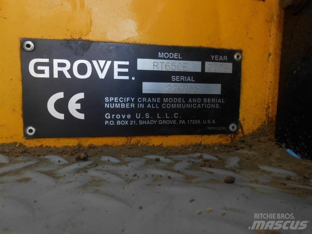 Grove RT 650 E Gru per terreni difficili