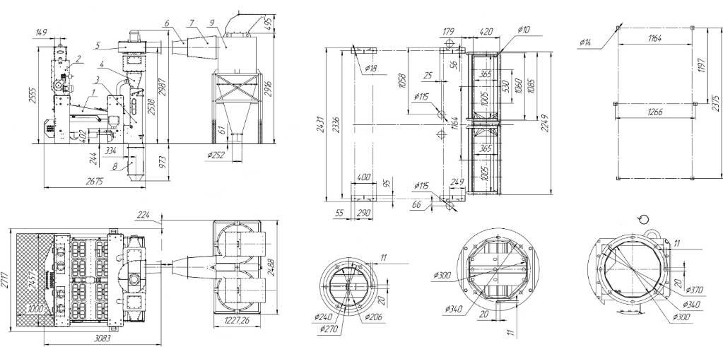  EL GRAIN SVR-30/2 Attrezzature per pulizia dell grano