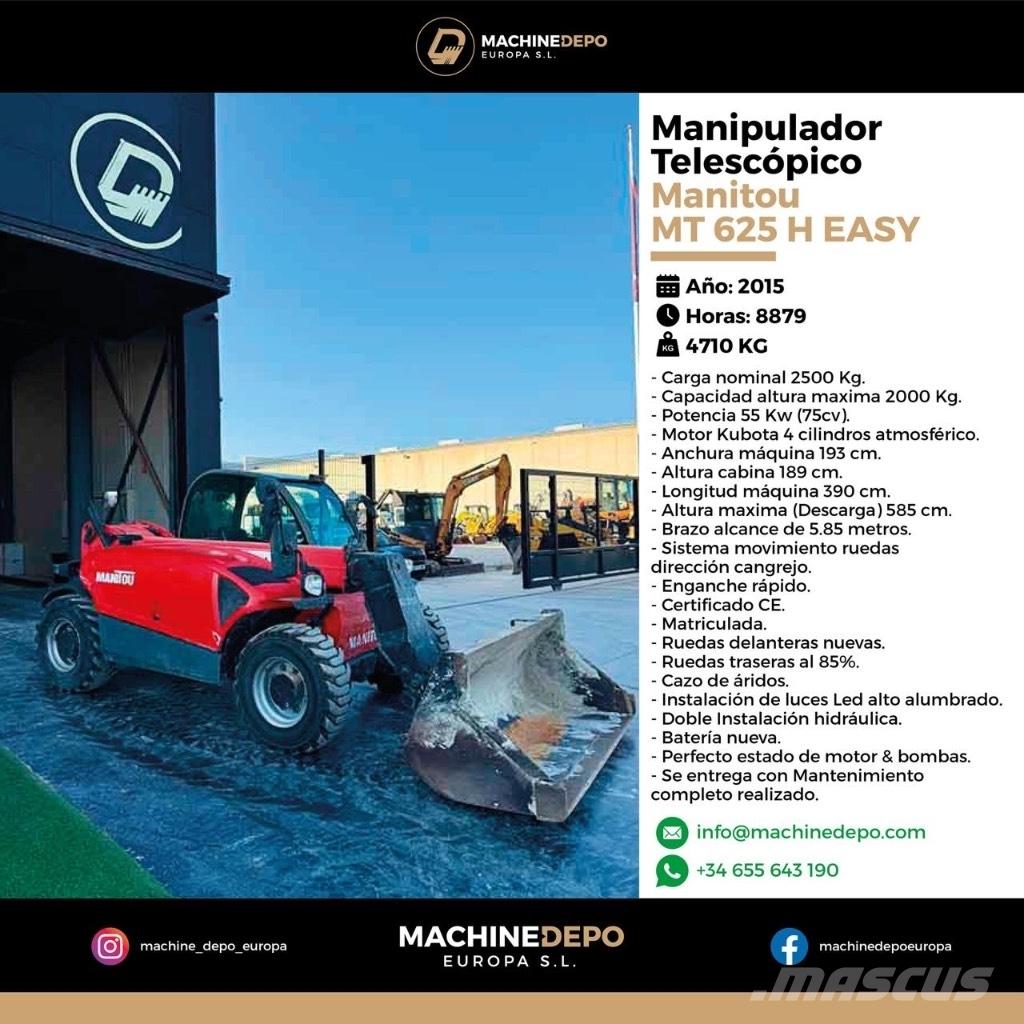 Manitou MT 625 H Sollevatori telescopici