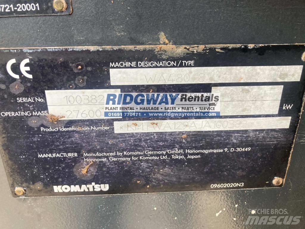 Komatsu wa480-8 Pale gommate