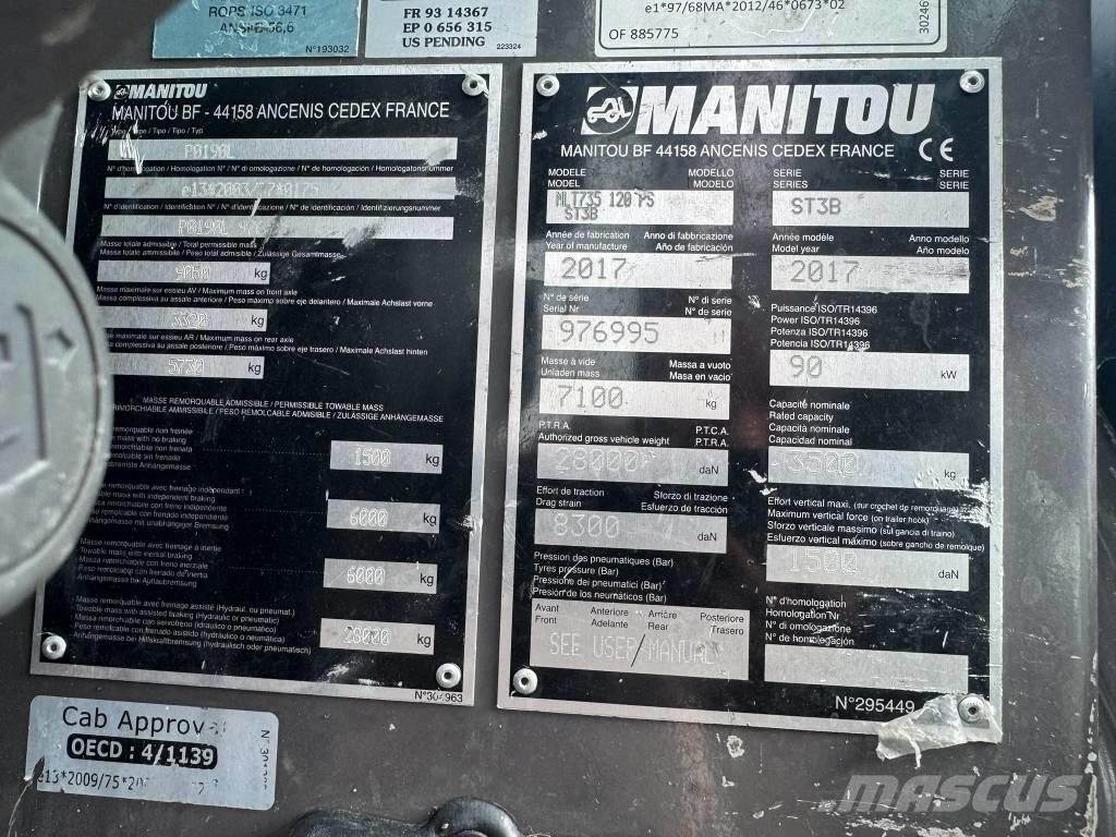 Manitou MLT 735-120 Sollevatori telescopici per agricoltura