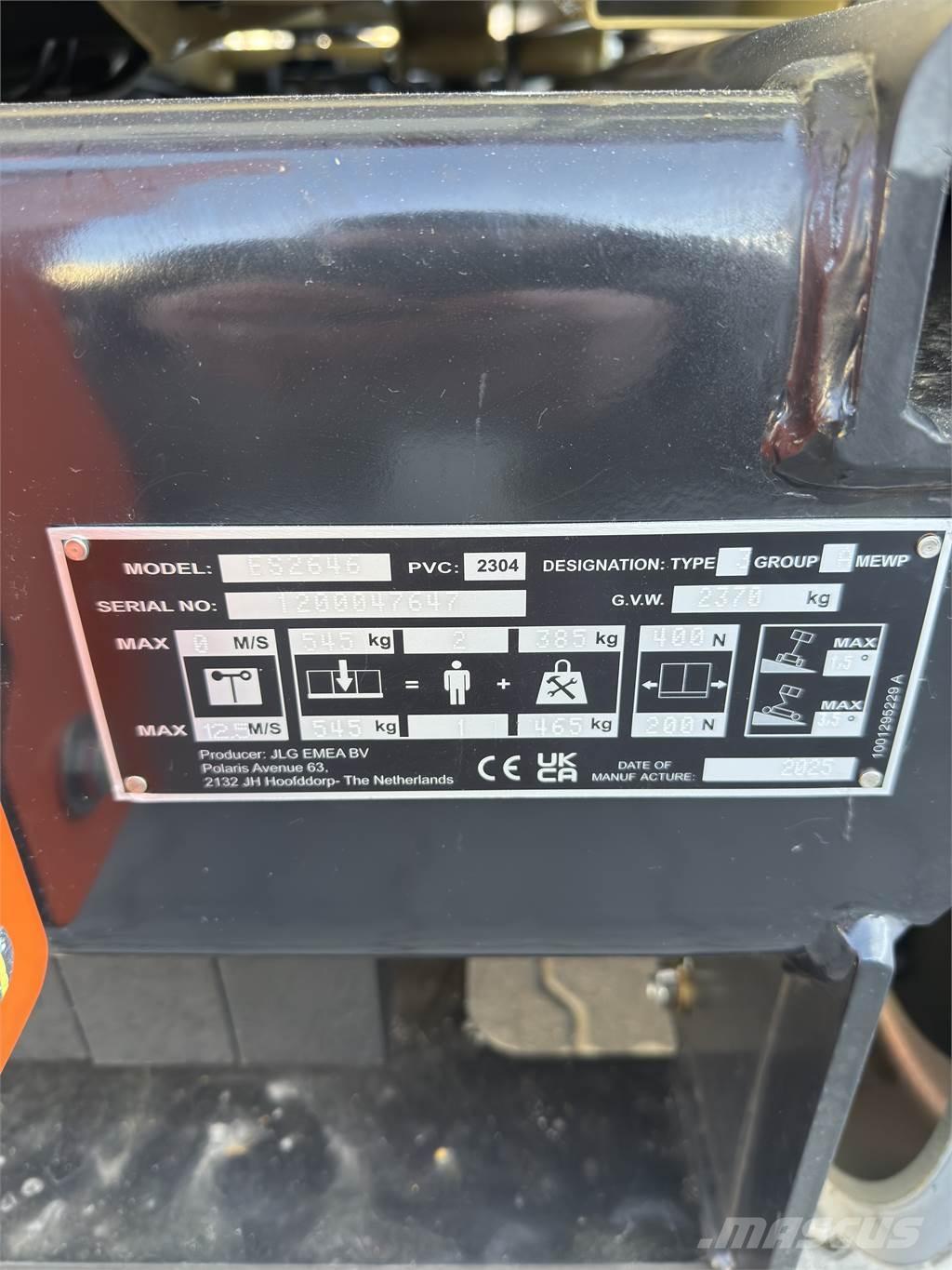 JLG ES2646 Piattaforme a pantografo