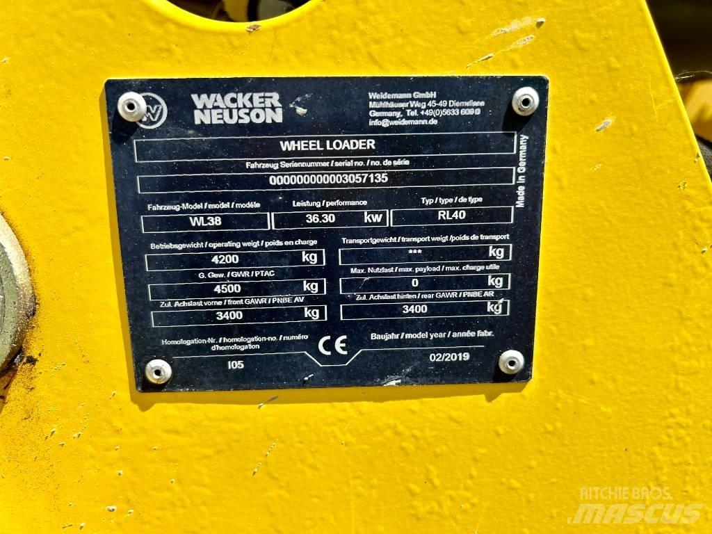 Wacker Neuson WL 38 Pale gommate