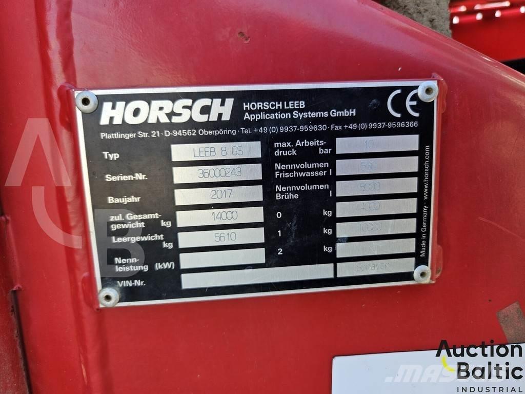 Horsch Leeb 8 GS Irroratrici trainate