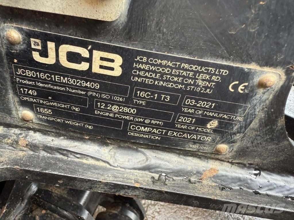 JCB 16 C-1 Miniescavatori