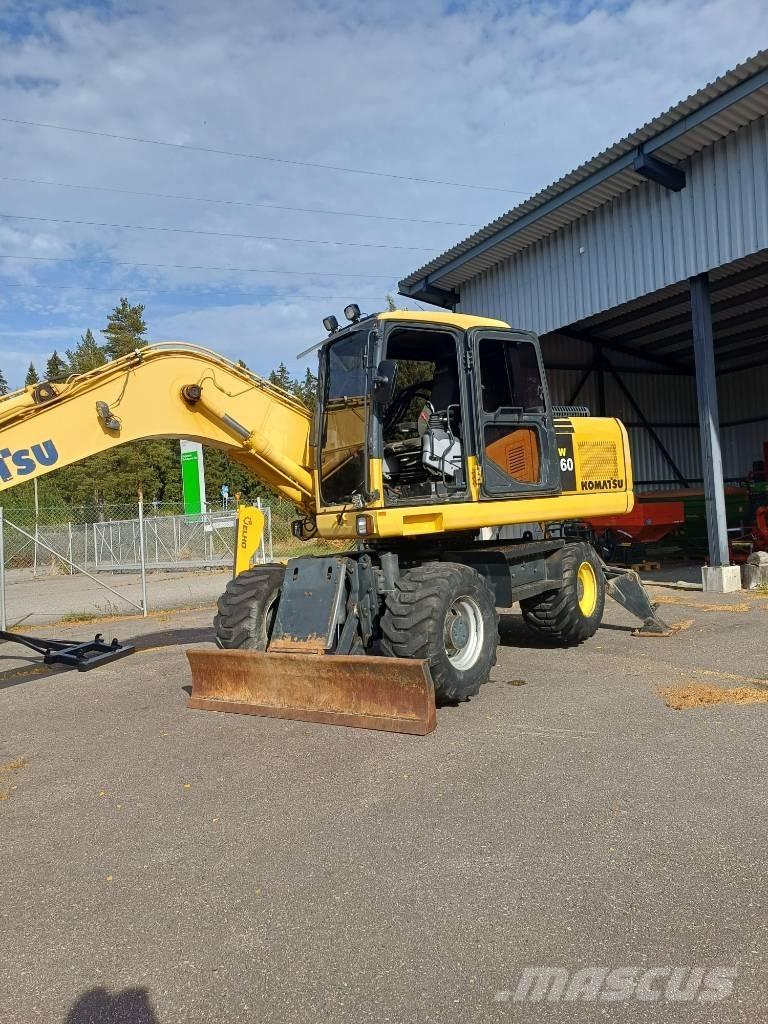 Komatsu PW 160-7-4x4 Escavatori gommati
