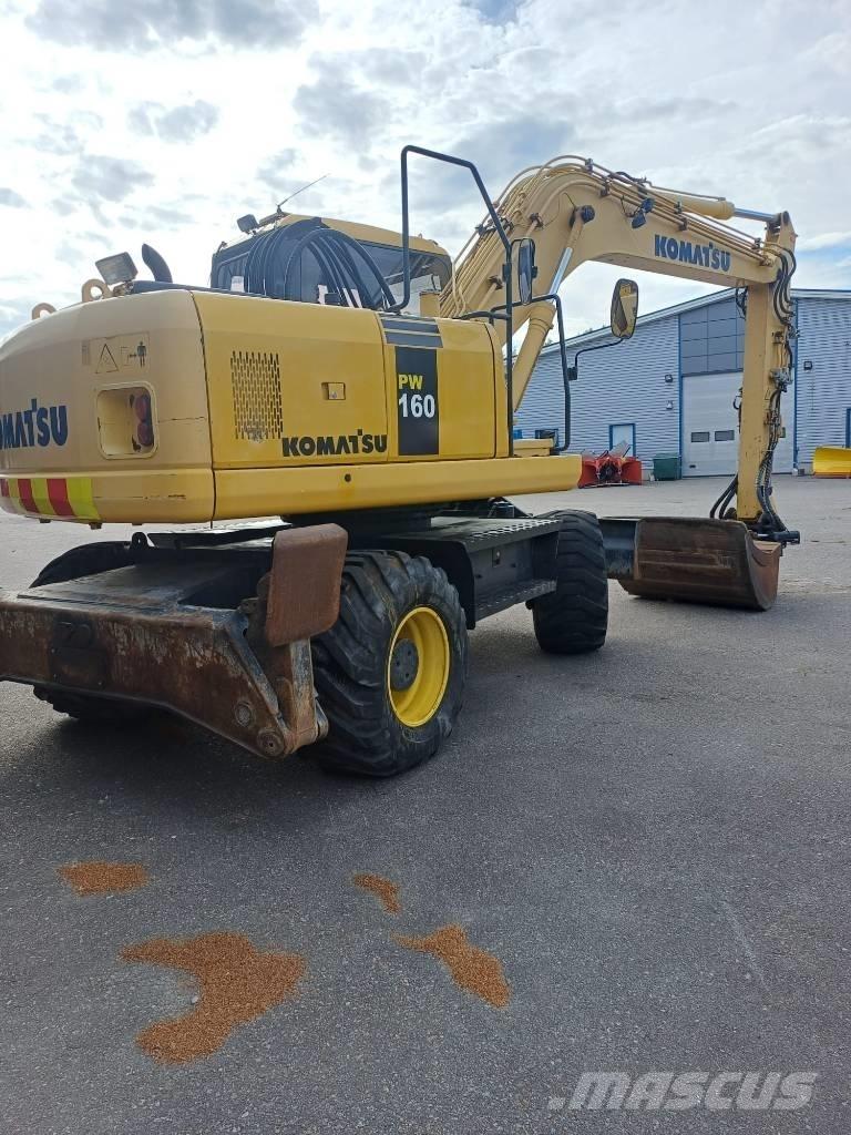 Komatsu PW 160-7-4x4 Escavatori gommati
